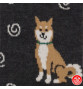 Tabi Socks (M) Chaussettes à orteil japonaises ShiBA et UZUMAKi Gris Foncé (extensible t39 à t44)