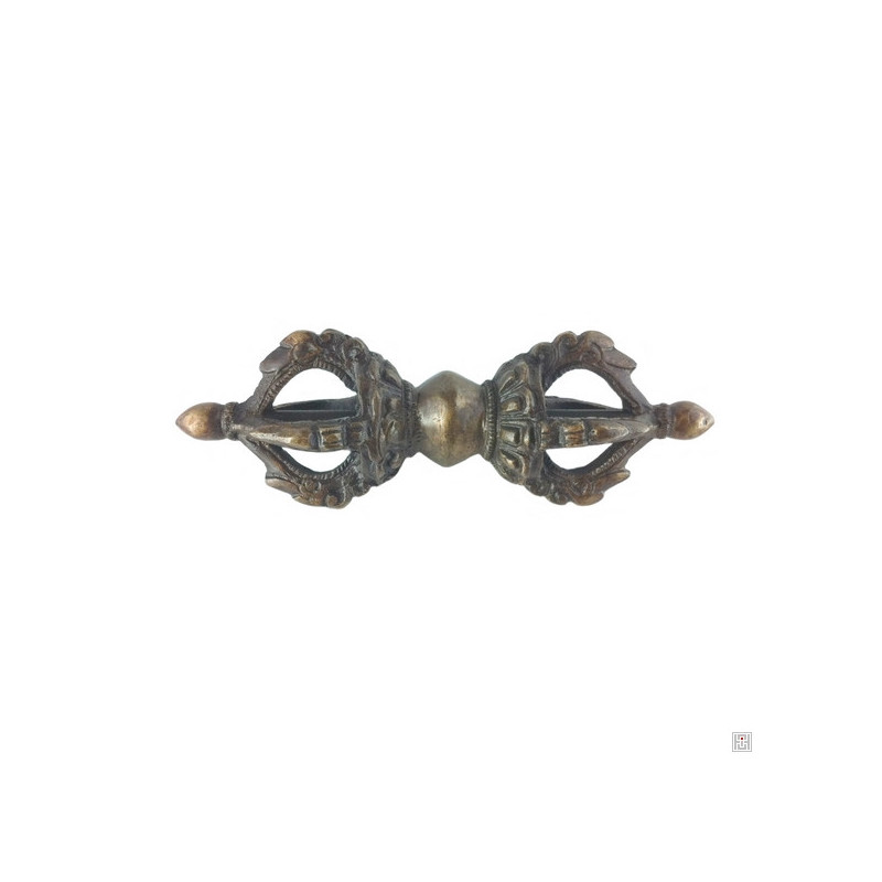 Dorje en laiton (L15.5cm)