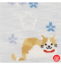 Tabi Socks (S) Chaussettes à orteil japonaises ChAT MANEKi ASSiS Bleu clair (extensible t34 à t39)