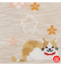 Tabi Socks (S) Chaussettes à orteil japonaises ChAT MANEKi ASSiS Brunes (extensible t34 à t39)