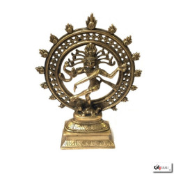 Shiva Nataradja en laiton (h22cm)