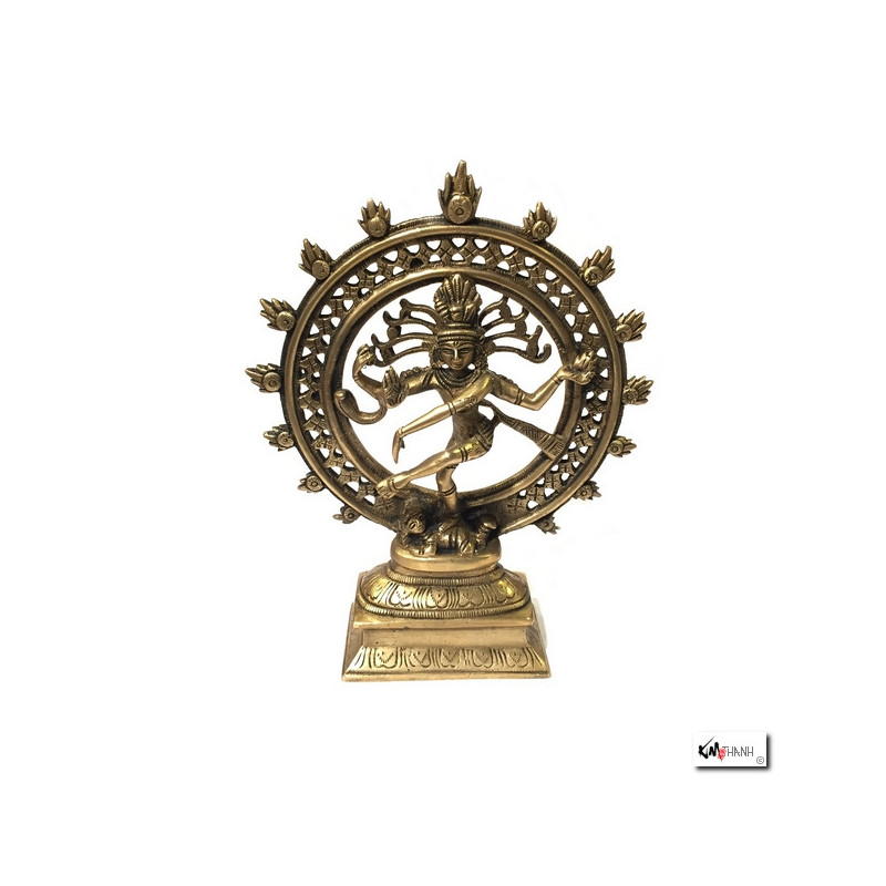 Shiva Nataradja en laiton (h22cm)