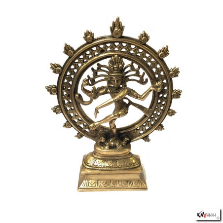 Shiva Nataradja en laiton (h22cm)