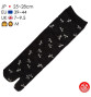 Tabi Socks (M) Chaussettes à orteil japonaises LibELLULES noires (Taille extensible de 39 à 44)