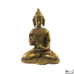 Bouddha AMOGhASiddhi en laiton (h9cm)