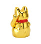 Maneki neko 招き猫 animé 15cm doré (nécessite 1 pile LR6 / AA)