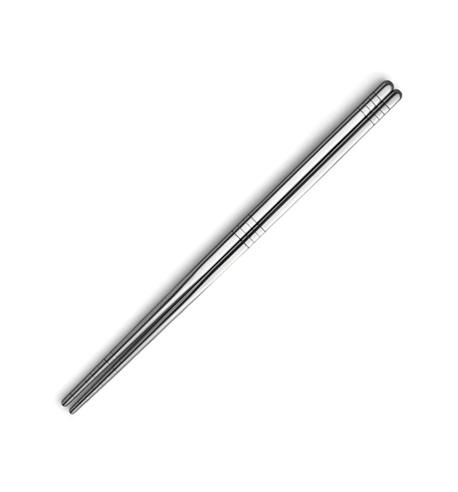 Baguettes coréennes en inox 22cm