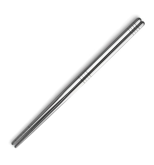 Baguettes coréennes en inox 22cm