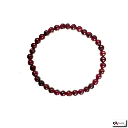 Bracelet perles en GRENAT 5mm
