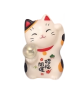 Figurine MANEKi NEKO Perle Cristal blanche Miké h5cm