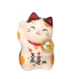 Figurine MANEKi NEKO Perle Cristal jaune Calico h5cm