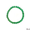 Bracelet perles en ONYX VERT 6mm