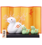 Figurines SERPENTS 2025 FAMiLLE  en argile h7cm