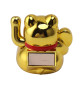 Mini Maneki Neko animé 100% solaire Koban DORé h5.5cm (Richesse)