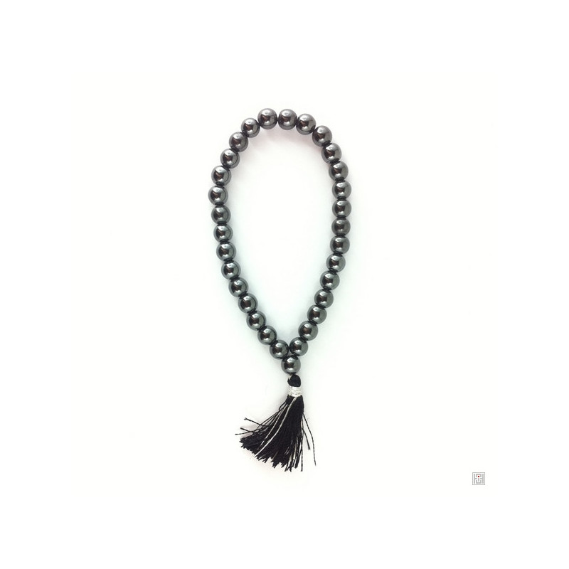 Bracelet mala hématite 6mm