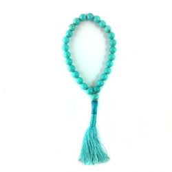 Bracelet mala turquoise 7mm