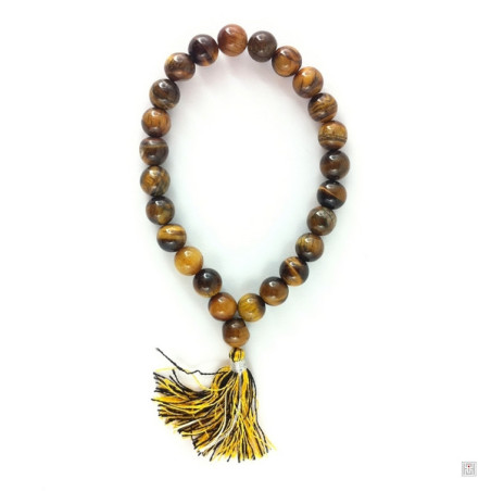Bracelet mala oeil de tigre 8mm