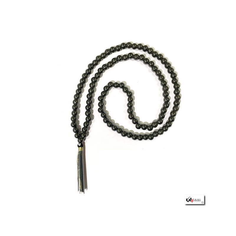 Collier mala en hématite 108 perles de 6mm