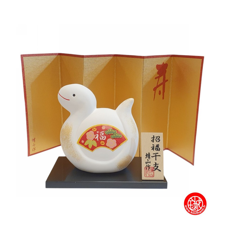 Figurine SERPENTS 2025 NiShiKi en argile h7cm