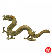 Dragon oriental en bronze (L32cm)