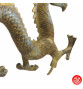 Dragon oriental en bronze (L32cm)