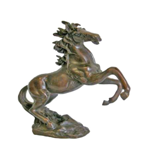 Cheval cabré en Bronze  L24xh25cm