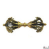Dorje à 8 branches en laiton (L24.5cm)