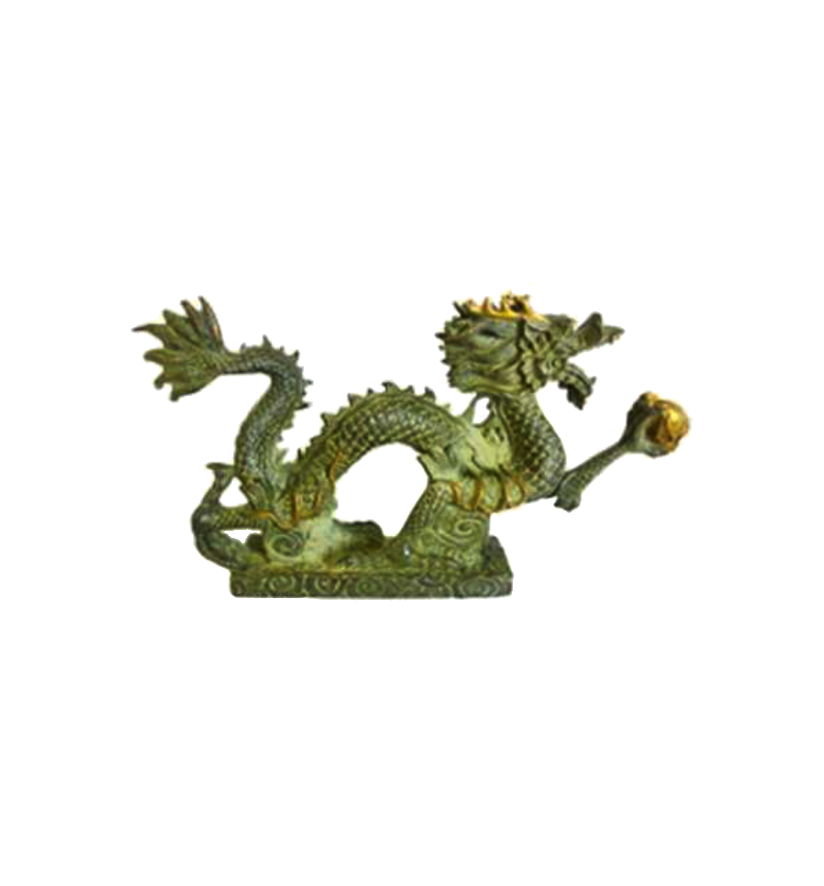 Dragon en Bronze L22xh13cm