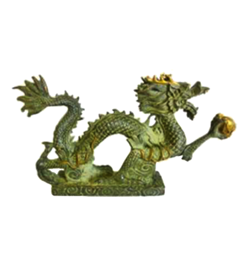 Dragon en Bronze L22xh13cm