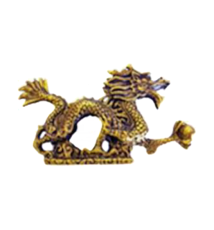 Dragon en cuivre h13cm