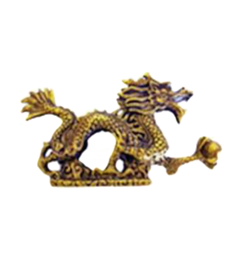 Dragon en cuivre h13cm