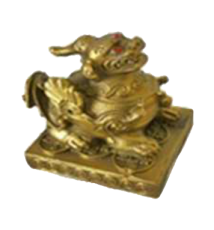 Pixiu en cuivre L9cm