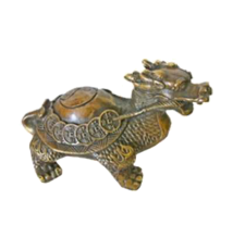 Dragon-tortue en bronze L13xh8cm