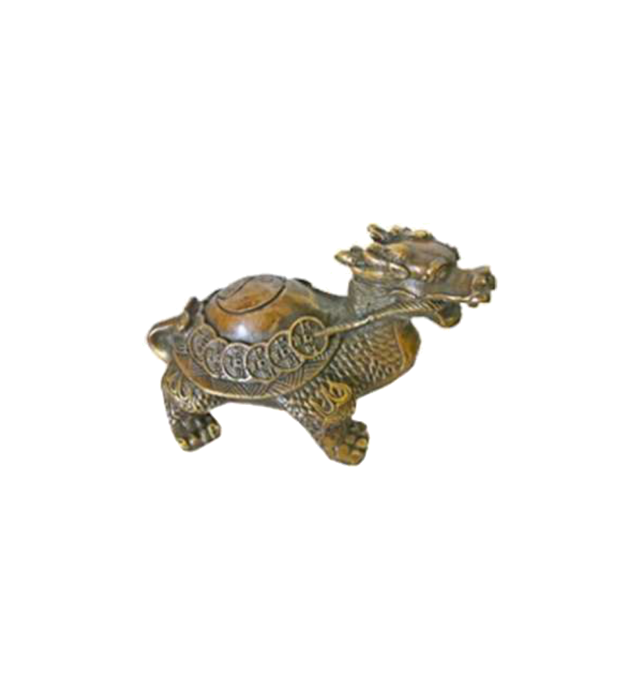 Dragon-tortue en bronze L13xh8cm