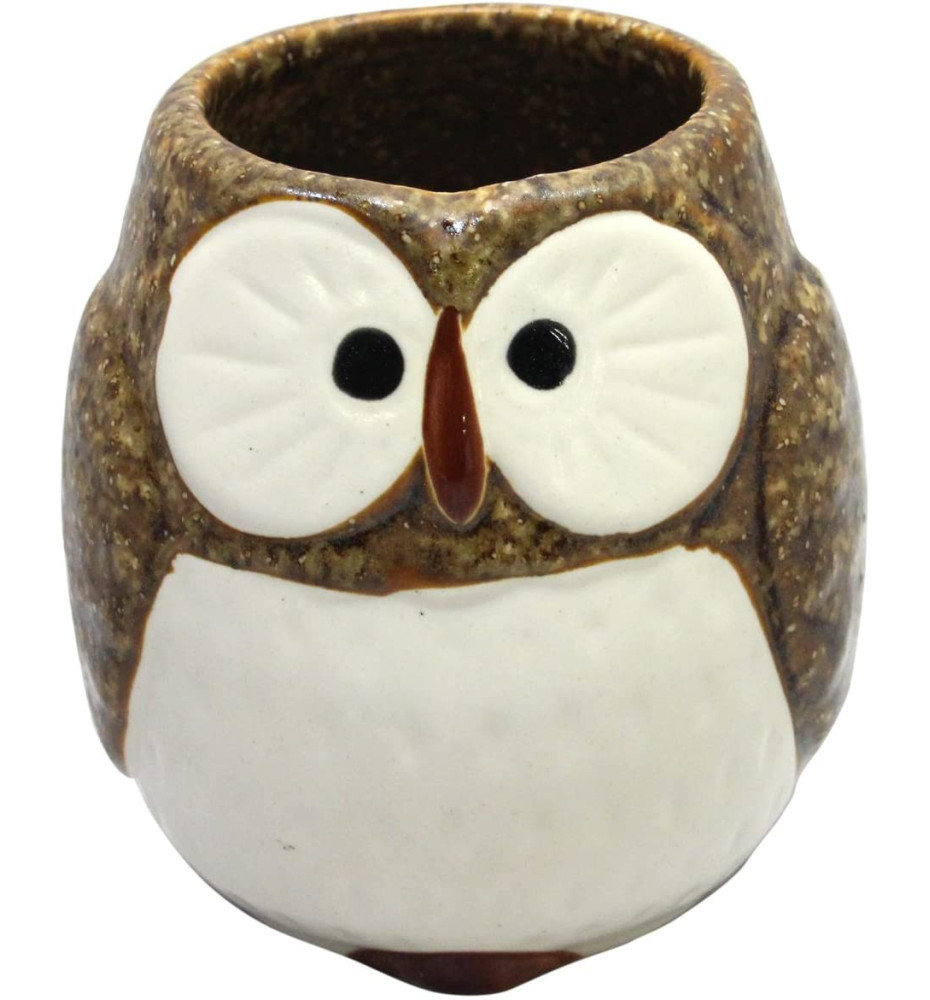 Tasse à thé ChOUETTE FUKURO en céramique d7*8cm
