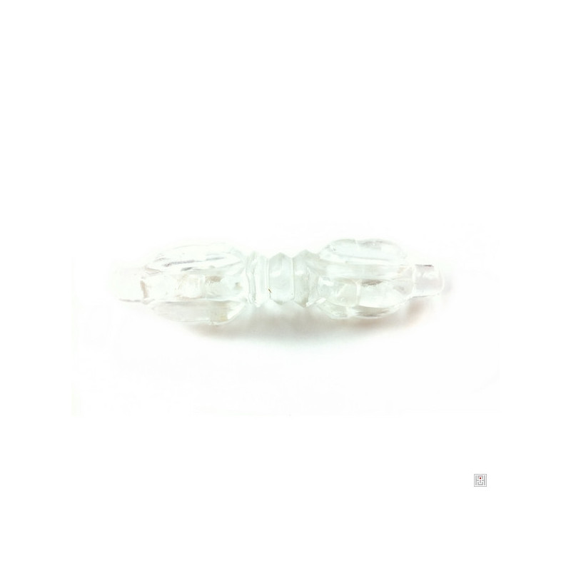 Dorje en cristal de roche (L4.5cm)