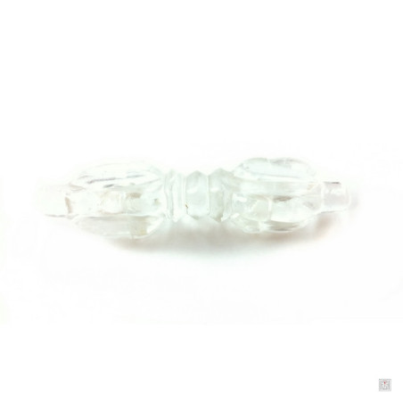 Dorje en cristal de roche (L4.5cm)
