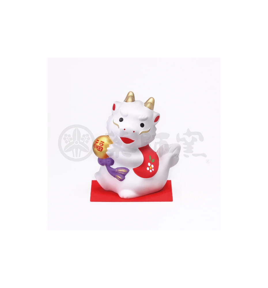 Zodiaque DRAGON 2024 perle BONhEUR en argile (h7.5cm)