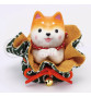 Figurine en porcelaine ShibA roux ACCUEUIL dans une pochette (h6.5cm)