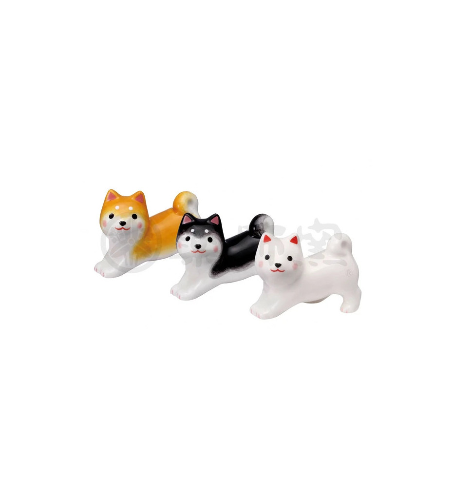 Set 3 Porte-baguettes ShibA HELLO porcelaine (L5.5cm)