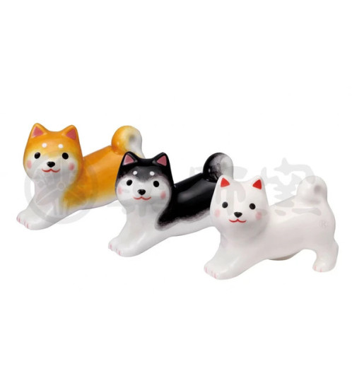 Set 3 Porte-baguettes ShibA HELLO porcelaine (L5.5cm)
