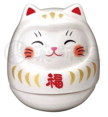Boite de 24 Culbuto MANEKi NEKO DARUMA en porcelaine h4.5cm