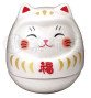 Boite de 24 Culbuto MANEKi NEKO DARUMA en porcelaine h4.5cm