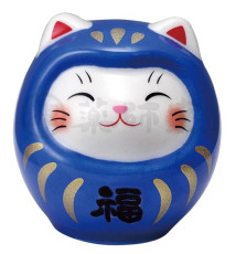 Boite de 24 Culbuto MANEKi NEKO DARUMA en porcelaine h4.5cm
