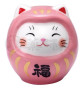 Boite de 24 Culbuto MANEKi NEKO DARUMA en porcelaine h4.5cm