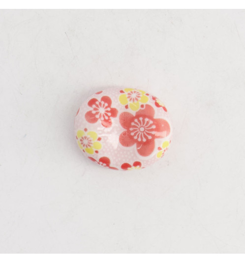 Porte-baguettes GALET en porcelaine SAKURA PiNK 3.2x2.8cm