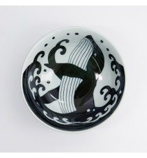 Bol à soupe ramen en porcelaine japonaise BALEiNE (d20cm)