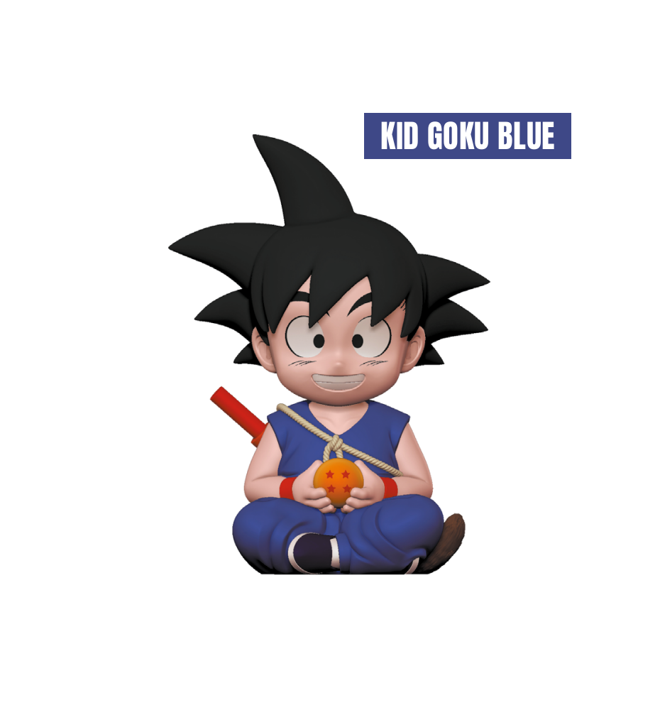 Figurine Tirelire Dragon Ball KiD GOKU BLEU (h17cm)