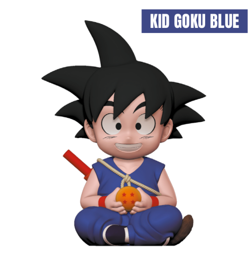 Figurine Tirelire Dragon Ball KiD GOKU BLEU (h17cm)