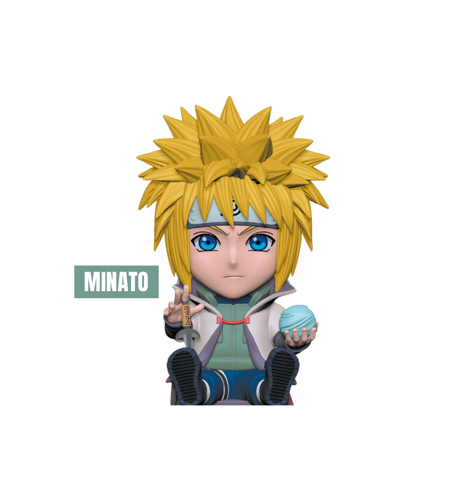 Figurine Tirelire Naruto Shippuden MiNAtO (h16.5cm)